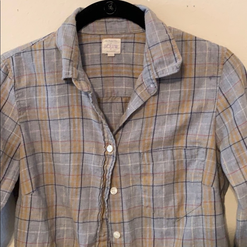 🍍4/$20 J. Crew Flannel Button-down
